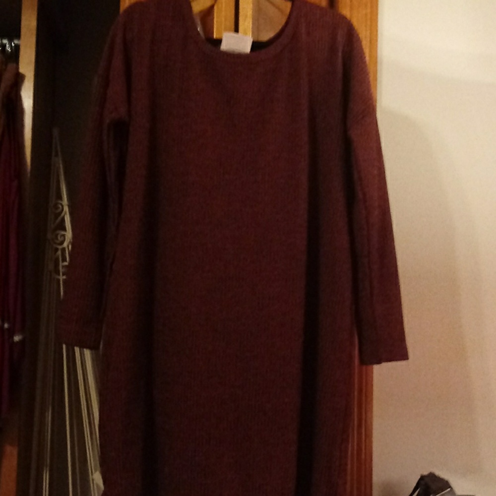 ❌Maroon pocket sweater dress❌